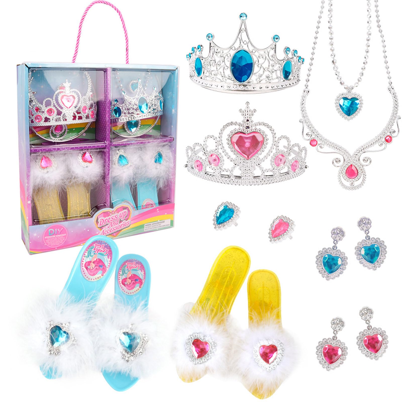 Imagination Rollenspiel Make up Set Kollektion, sicheres und langlebiges Rollenspiel Spielzeug, kreatives Anziehspielzeug Set Anziehen und Schminken von Kindern inspiriert