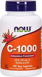 Vitamin C-1000, Vitamina C 1000mg, 100 Tabletes, Now Foods