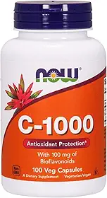 Vitamin C-1000, Vitamina C 1000mg, 100 Tabletes, Now Foods