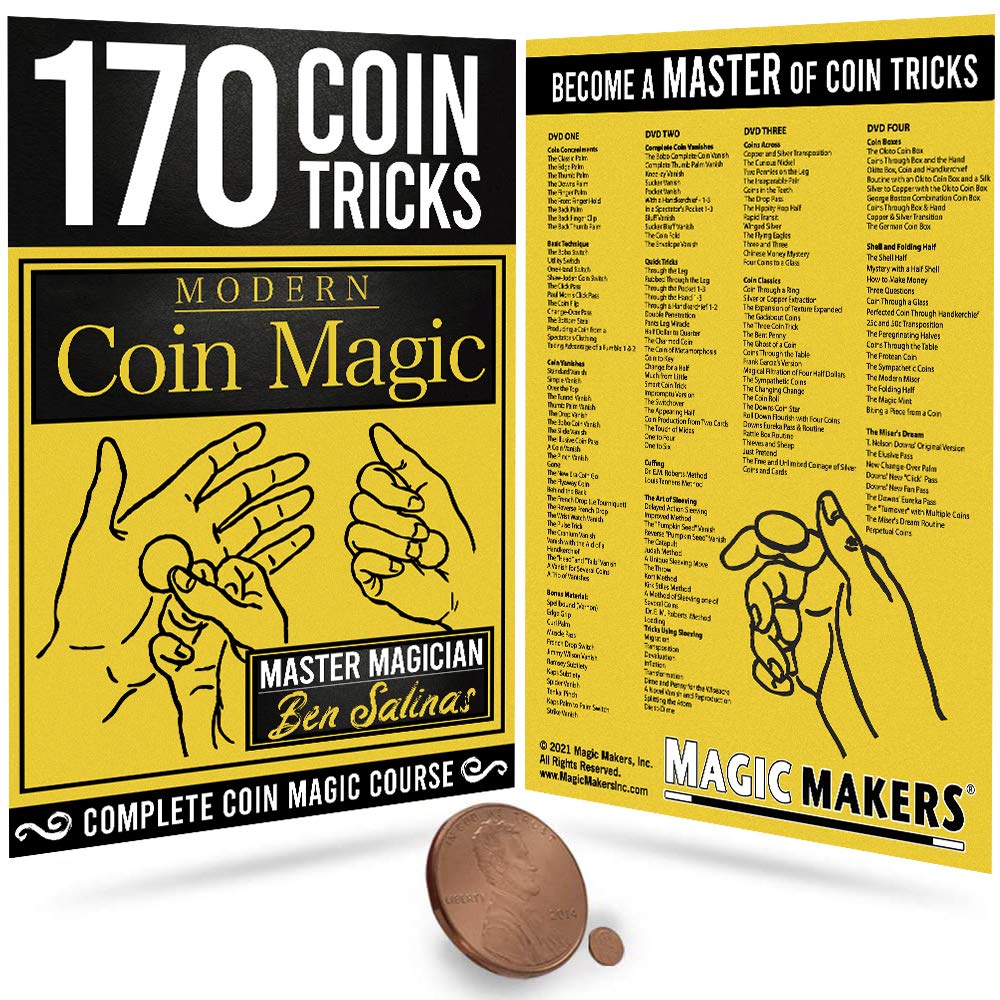 Magic MakersModern Coin 170 Coin Tricks & Moves
