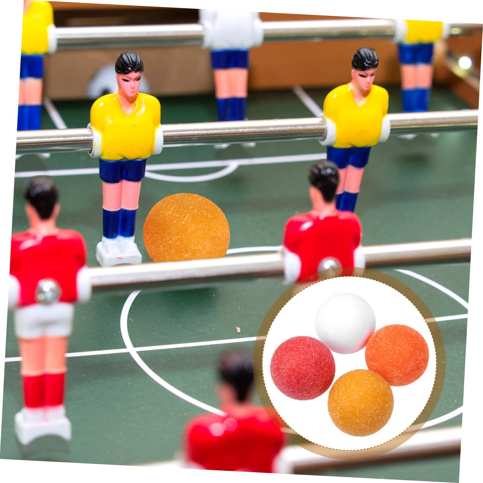Kisangel 16 Piezas De Futbolín De Futbolín Oficial De Reemplazo De Futbolines Futbolín Harvard Corcho De Futbolín Futbolines De Mesa Escritorio Mini Poliuretano
