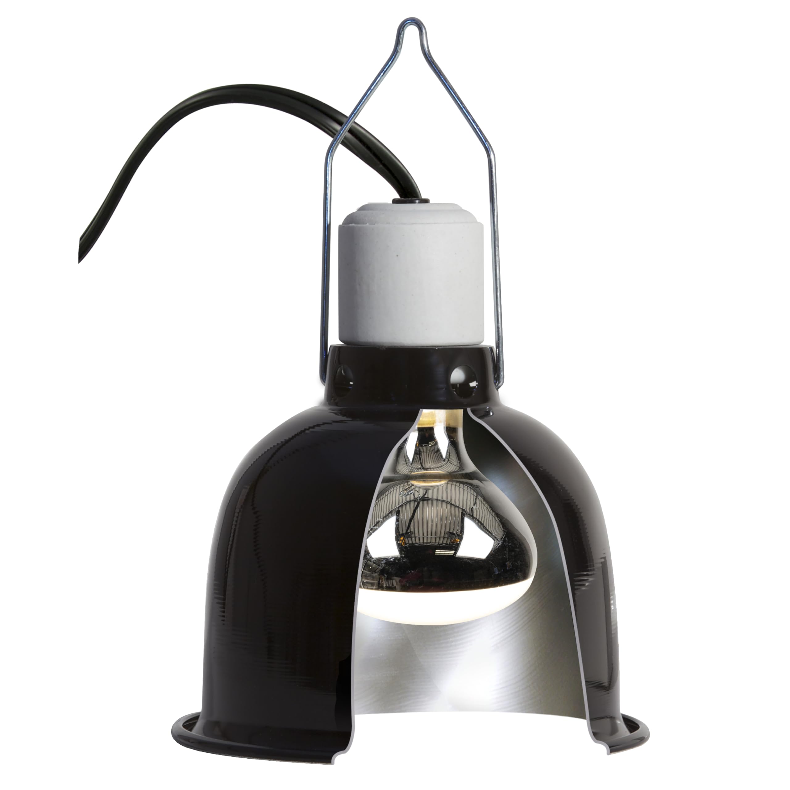 Zoo Med Powersun UV 80W - Lampadina UVA UVB riscaldante per rettilari e terrari, non necessita ballast, attacco standard, 80 Watt