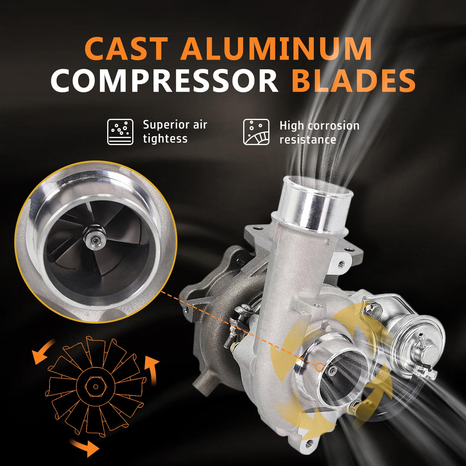 Amazon.com: Bapmic K04 Turbo Charger Turbocharger Kits Replacement 