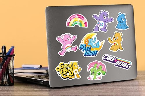 Miniatura 5 de Care Bears Unlock The Magic Vinyl - Paquete variado de calcomanías grandes de lujo, para laptop, botella de agua, álbumes de recortes, tableta,