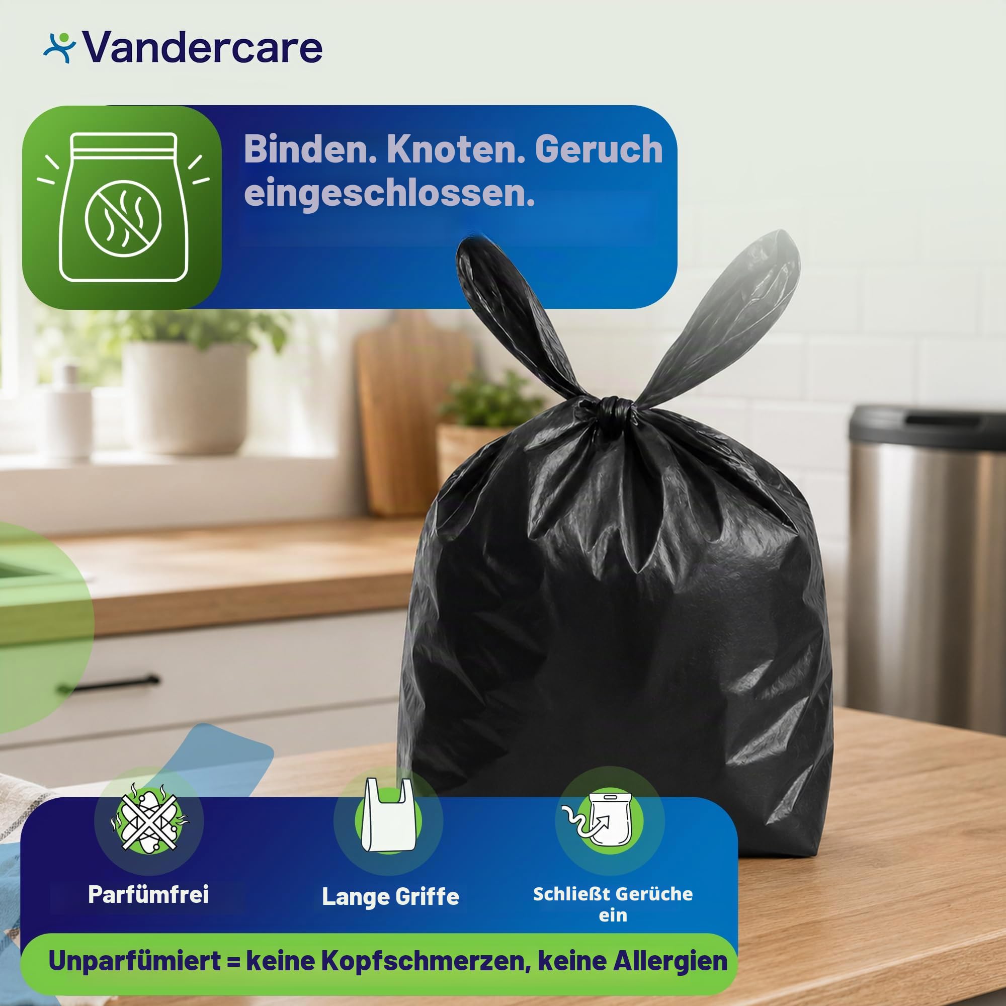 Windelbeutel für Erwachsene, 400 Stück, hygienische Einwegsäcke für große Inkontinenzeinlagen, 25 % dicker, leicht zu bindende Griffe, extra stark, dick, parfümfrei, geruchlos, diskret