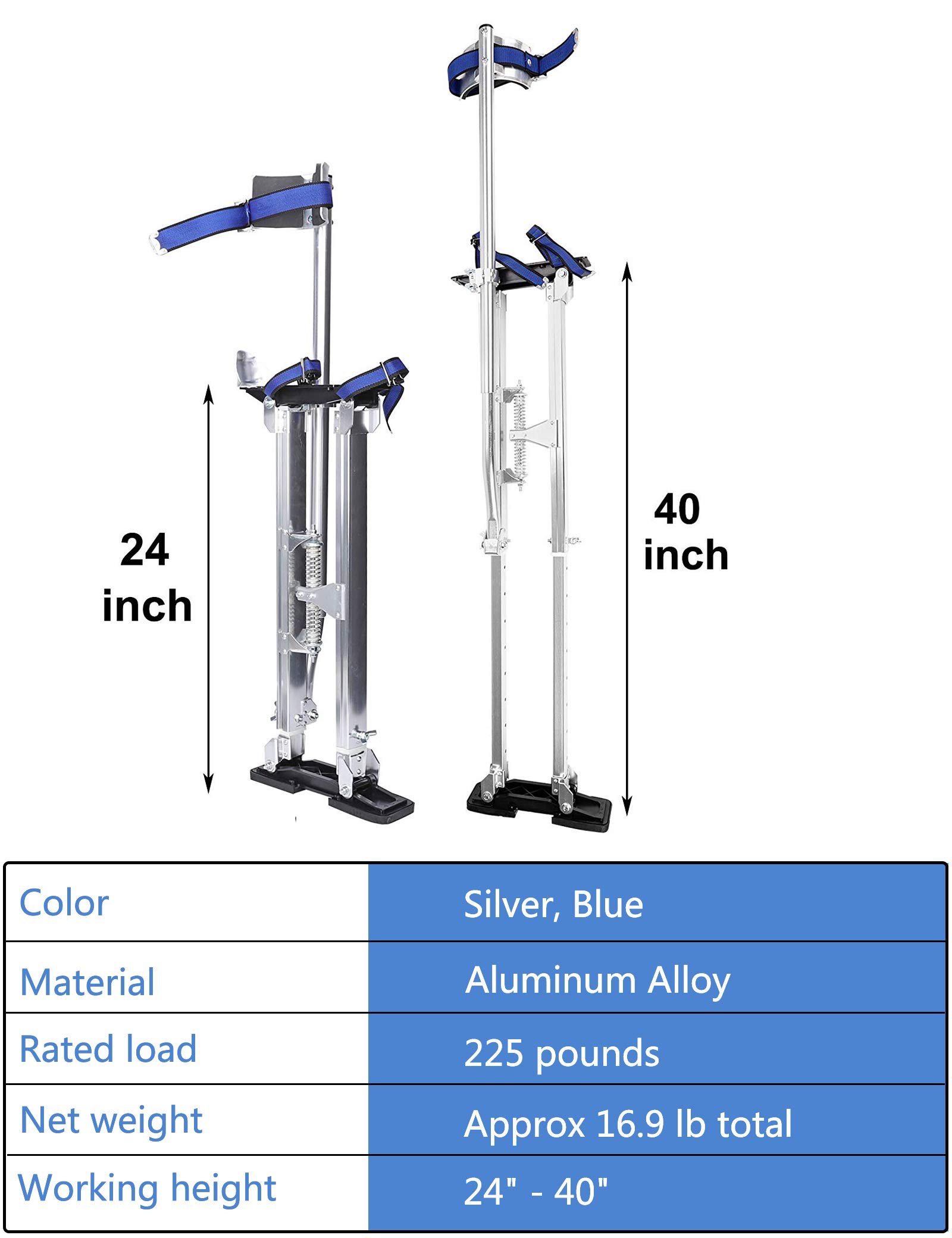 Spring Stitlts Dual Spring Stilts For Taping Painting Ceiling Work Adjustable Drywall ...