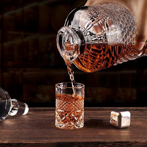 Miniatura 5 de Juego de 6 vasos de chupito de base pesada, vasos de chupito transparentes de 2 onzas a granel, vaso de chupito de tequila, vaso de chupito