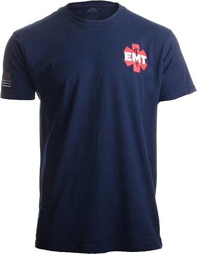 EMT AEMT Star Life Camiseta de emergencia para ambulancia médica paramédica para hombres y mujeres