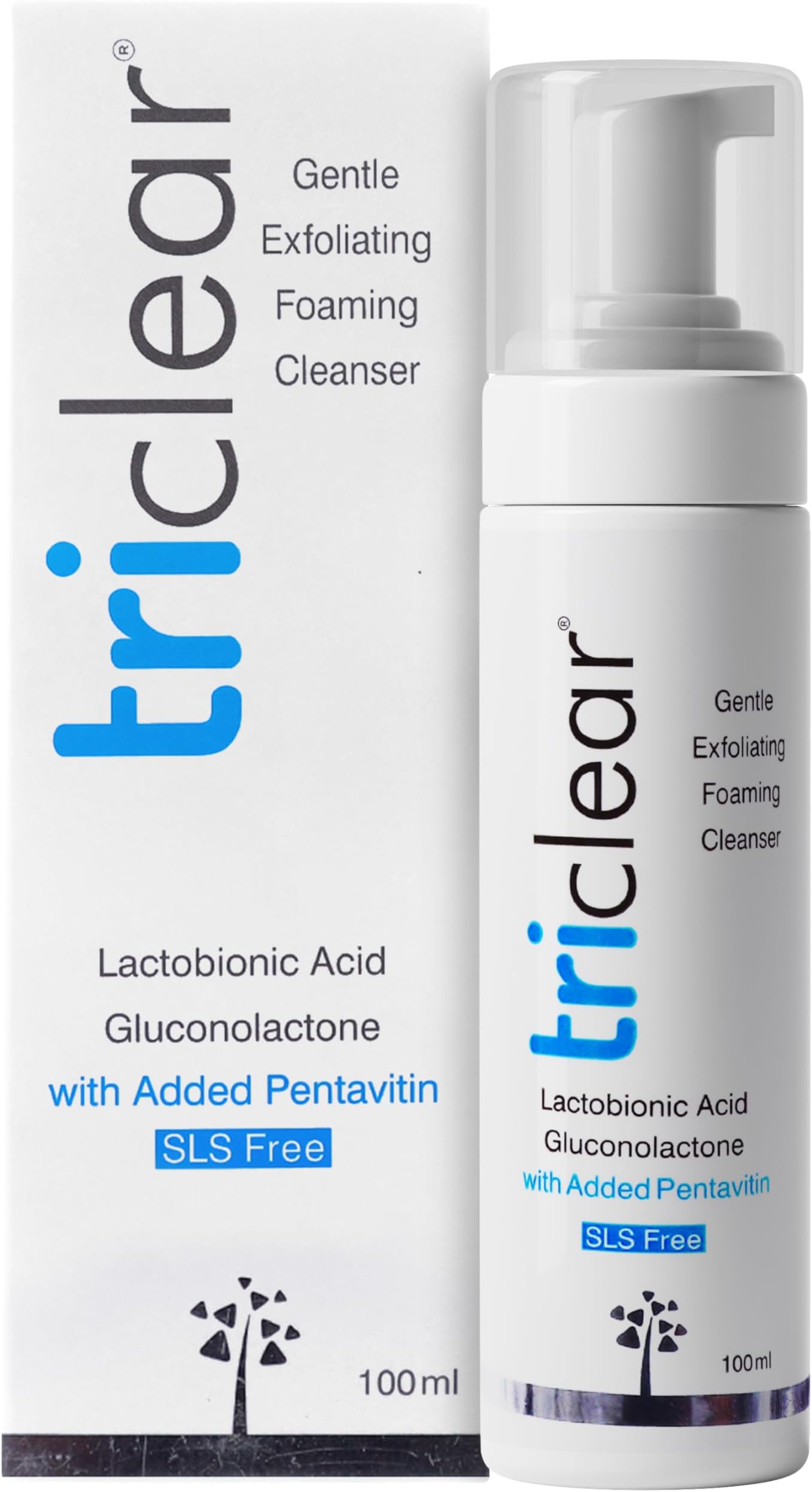 Gentle Foaming Cleanser, Soap Free, With Advanced PHA's, For Gentle Cleaning, For Sensitive Skin. Antiaging & Skin Brightness. No Parabens, No Sulphates,100ml