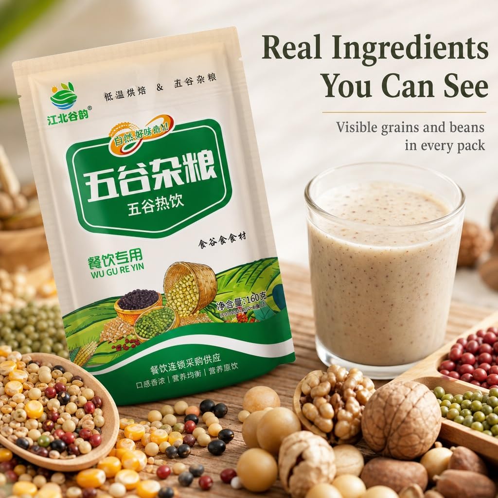 8 Sabores De Cereales Mixtos, Paquete, 120 G Cada Uno, Ingredientes Instantáneos Avena Y Leche Soja, For El Restaurante Del Hotel En Casa