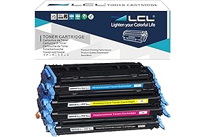 LCL Remanufactured Toner Cartridge for HP 124A Color LaserJet 1600 2600 2605 Printers