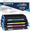 LCL Remanufactured Toner Cartridge Replacement for HP 124A Q6000A Q6001A Q6002A Q6003A 1600 2600 2605 1015 1017 2600n 2605d 2605dn 2605dn xi 2605dtn CM1015 4-Pack Black Cyan Magenta Yellow