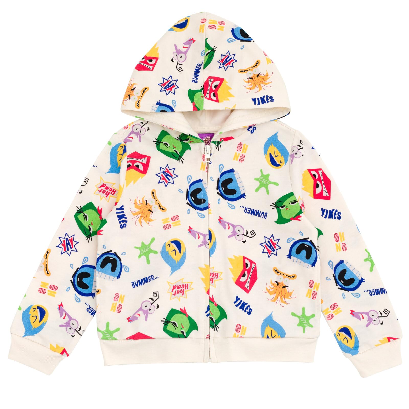 Disney Junior French Terry Kapuzenpulli und Hose mit Reißverschluss für Kleinkinder bis große Kinder (12 Monate – 18–20)