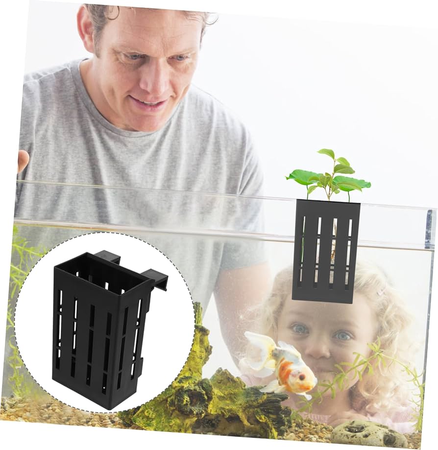 8 Supporti Per Piante Per Acquario In Acrilico Trasparente Da Appendere - Wandgu Vasi Sospesi Per Piante Acquatiche, Adatti A Vetri 3-19 Mm, Ideali Per Aquascaping E Sistemi Aquaponici