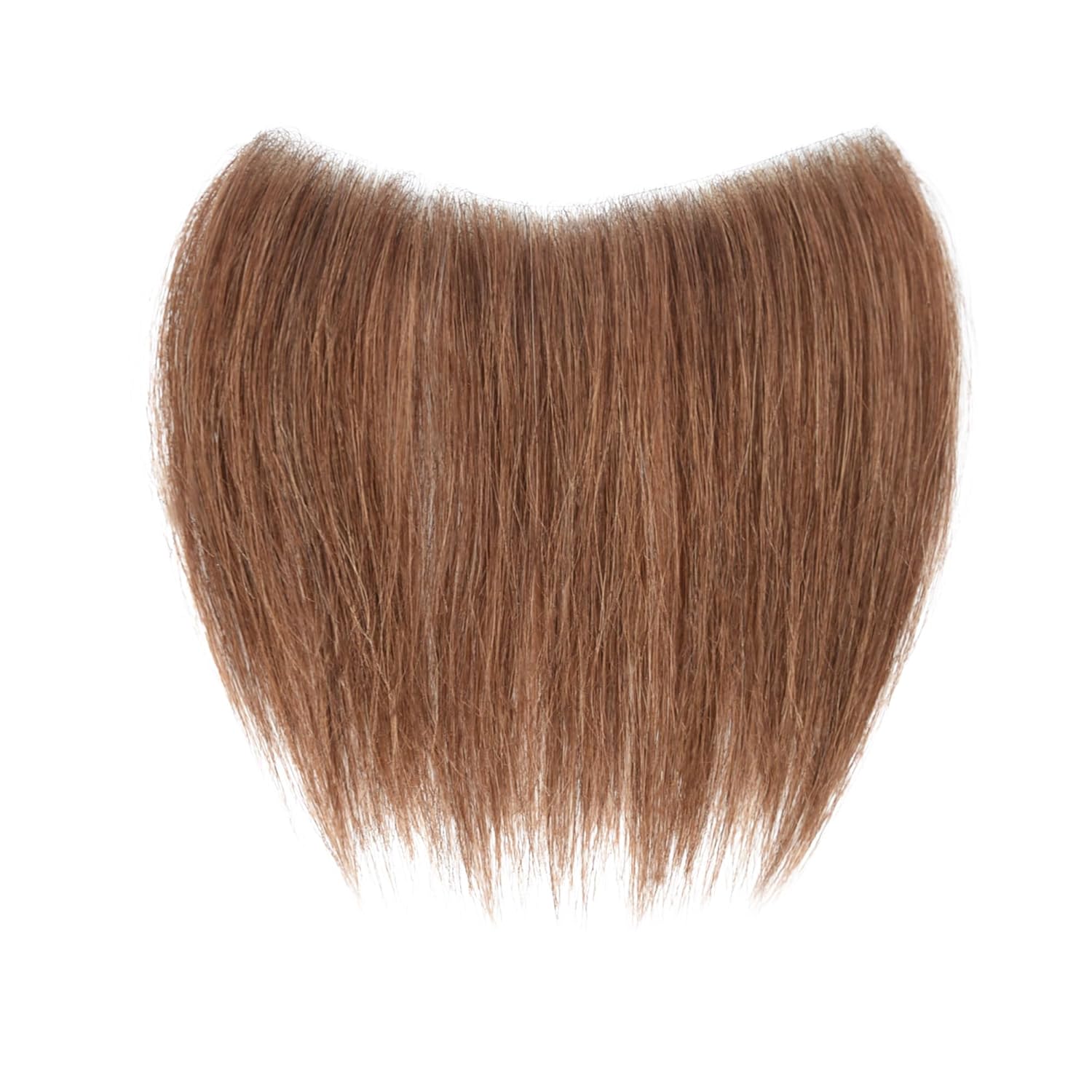 Frontal Hairpiece for Women, 0.78″x6.3″, 6″, Natural Black Hair Extension Hairline Loss Straight Tape in Human Hair Toppers Replacement Toupee (Light Brown, 0.78″x6.3″, 6″)