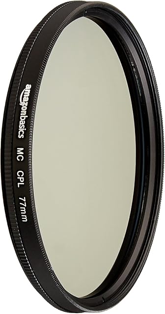 Amazon Basics Circular Polarizer Filter - 77 mm