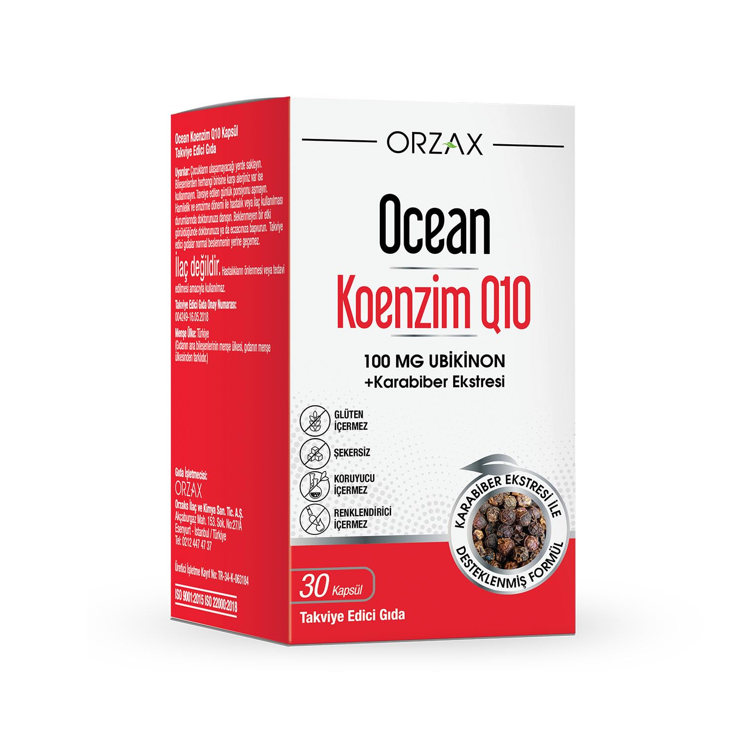Ocean Koenzim Q10 30 Kapsül