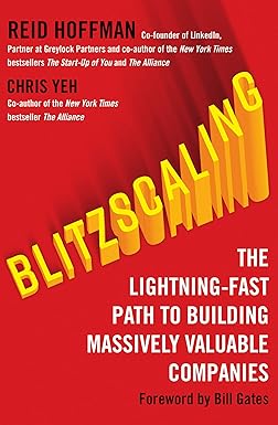 Blitzscaling by Reid Hoffman
