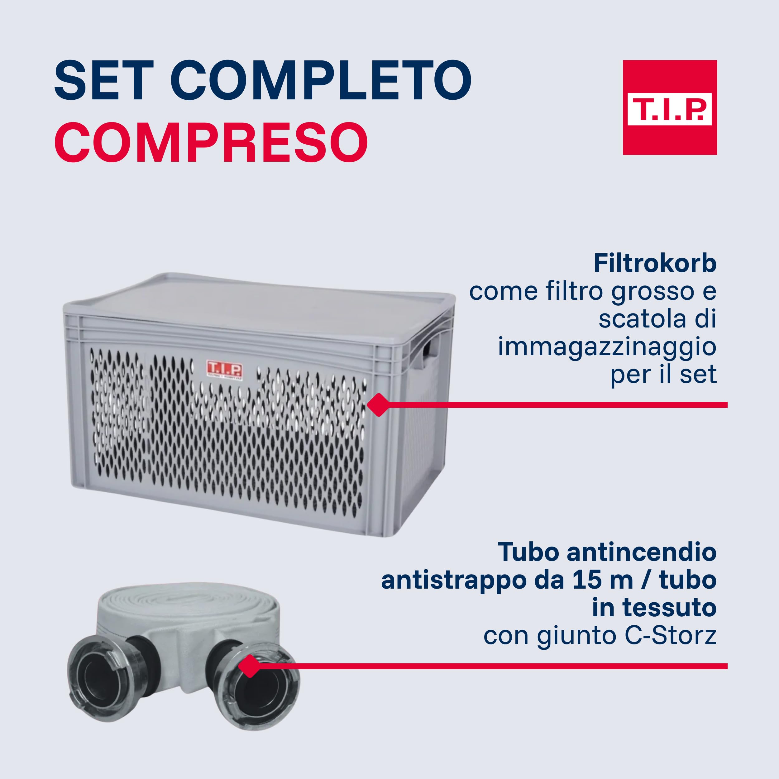 T.I.P. Maxima 350 I-PX DUO Pompa Sommersa Acque Scure con Attacco C-Storz