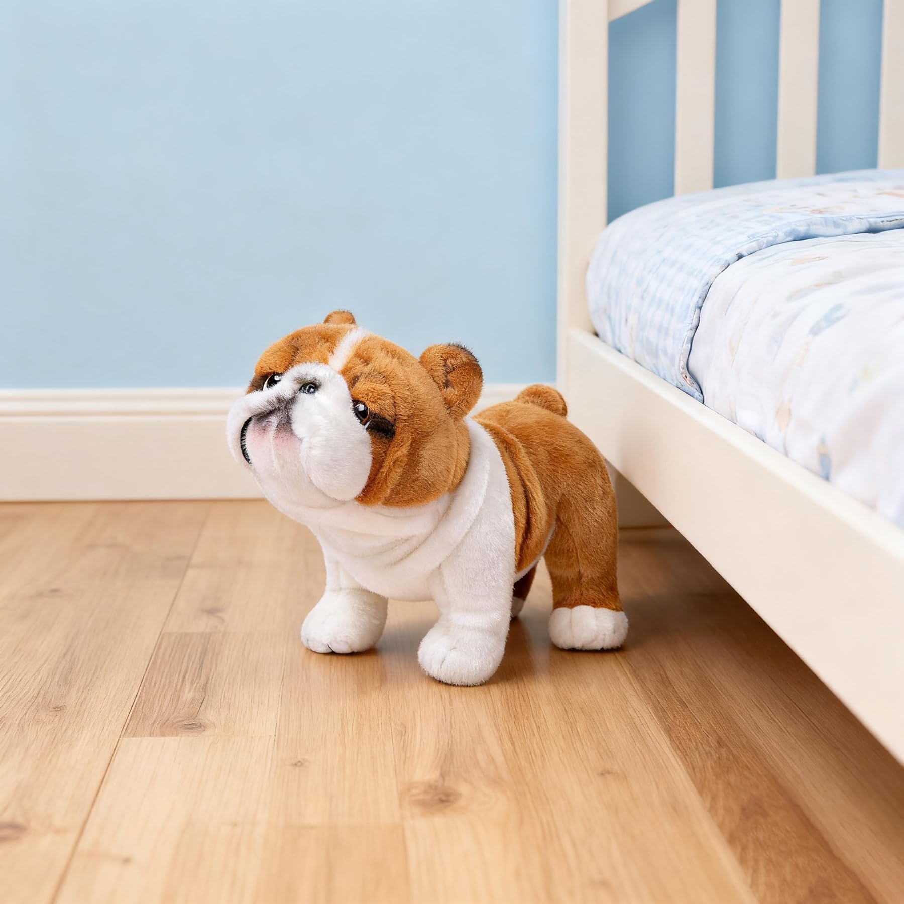 Cuddly Toy Bulldog Super Soft Kissen Cute Dog Stuffed Animal Funny Plush Toy Companions for Cuddling Napping & Home Decor Baby Children's Gift for Halloween Christmas Girls Boys - Image 2