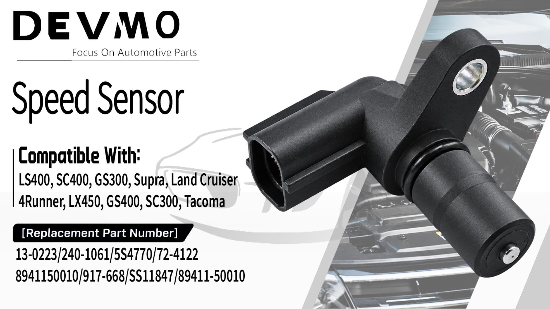 Amazon.com: DEVMO 89411-50010 917-668 Speed Sensor Compatible with
