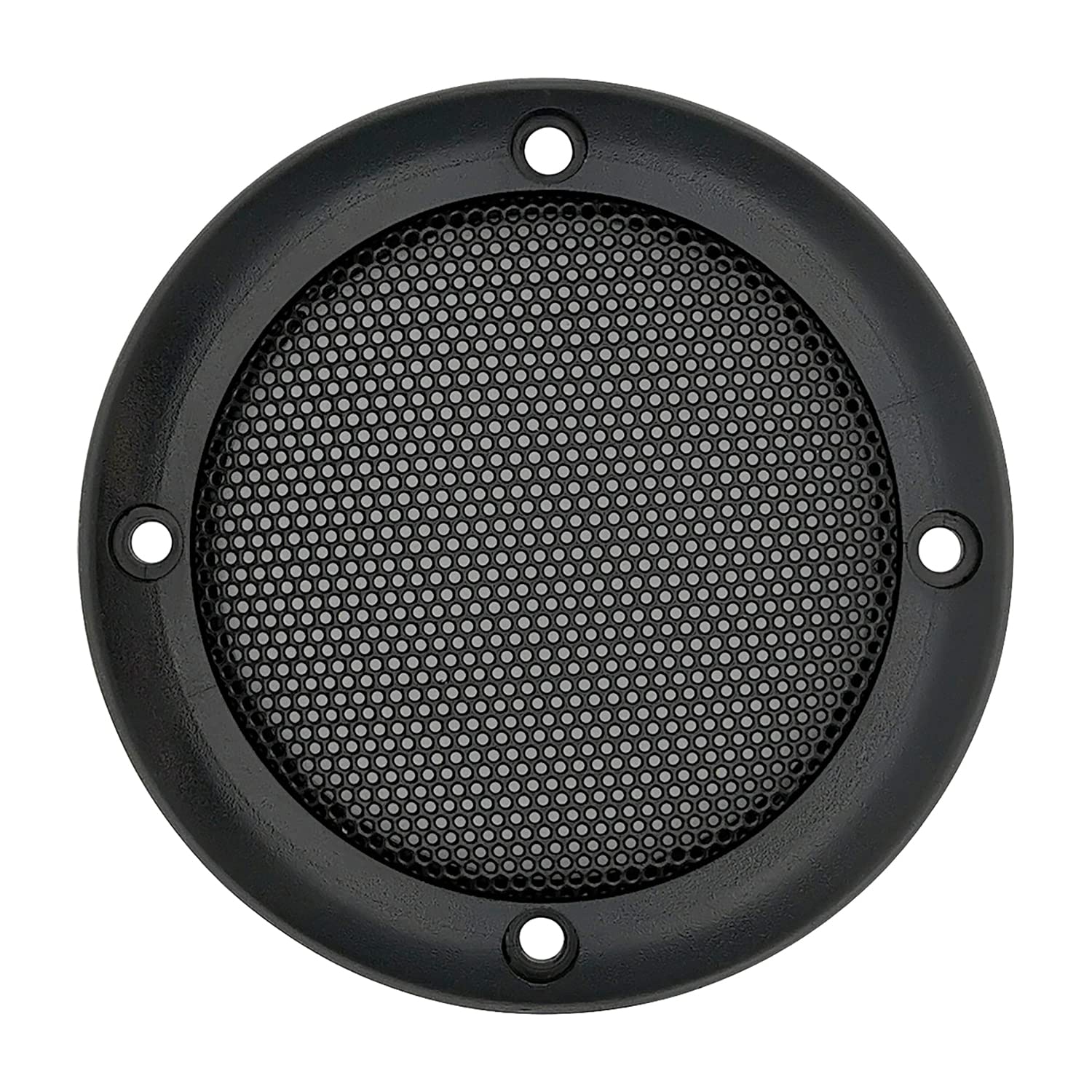 12 Inch Black Iron Speaker Grill - Round Subwoofer Cover For Car & RV Audio Systems