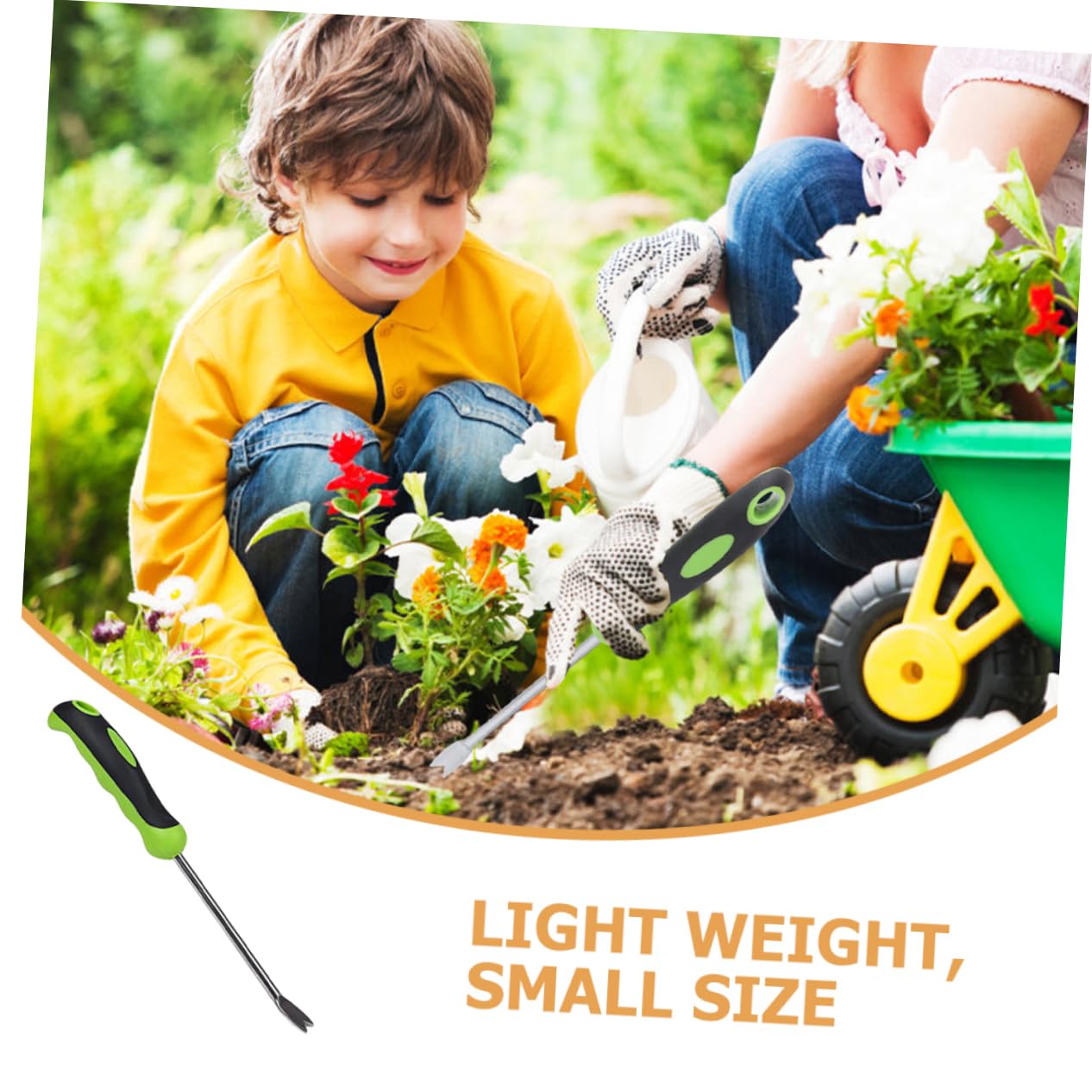 HOMSFOU 4pièces Outil De Désherbage Manuel Outil De Jardinage Ergonomique pour Retrait Mauvaises Et Entretien De Jardin pour Utilisation Domestique Et Agricole