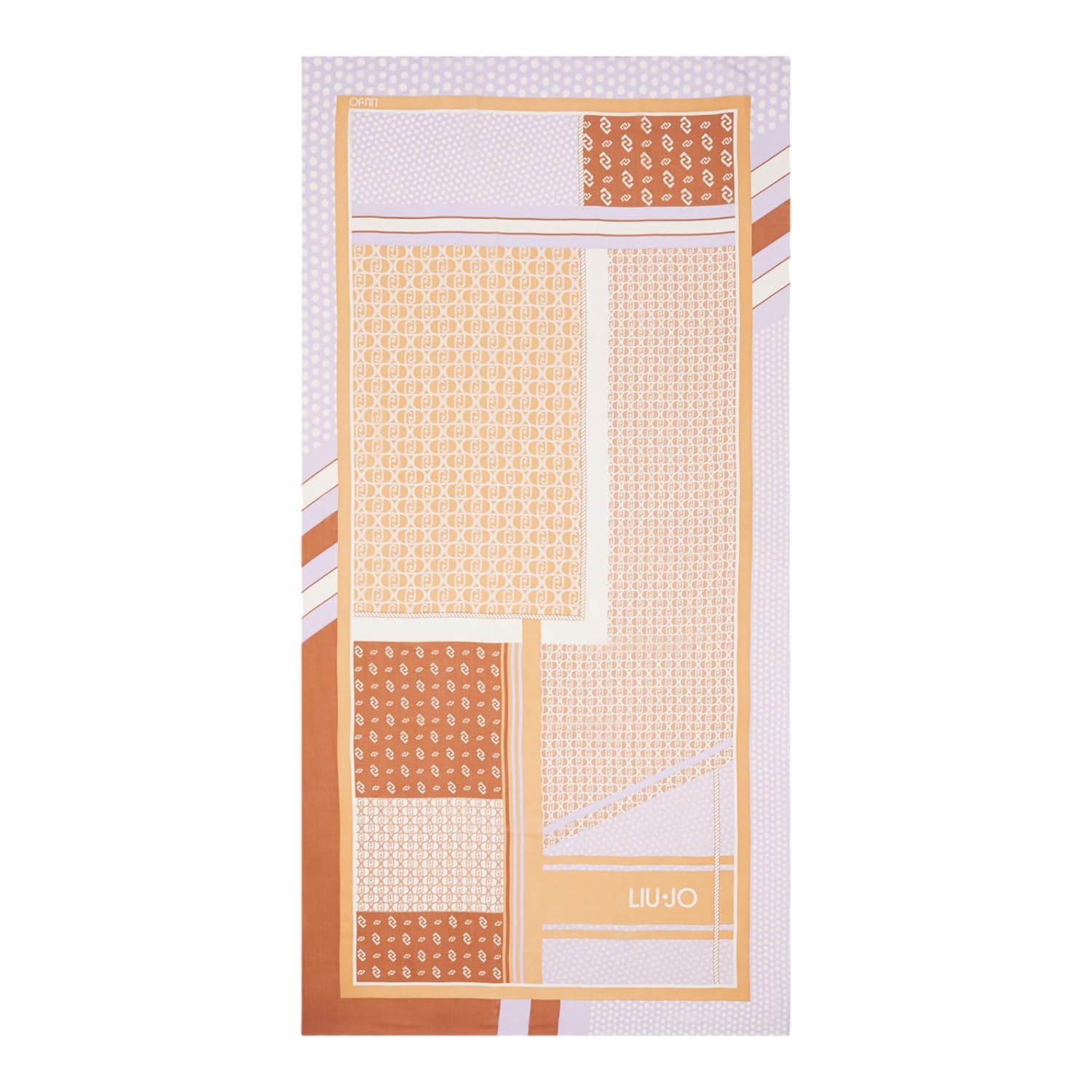 Foulard con stampa liu jo (naturale)