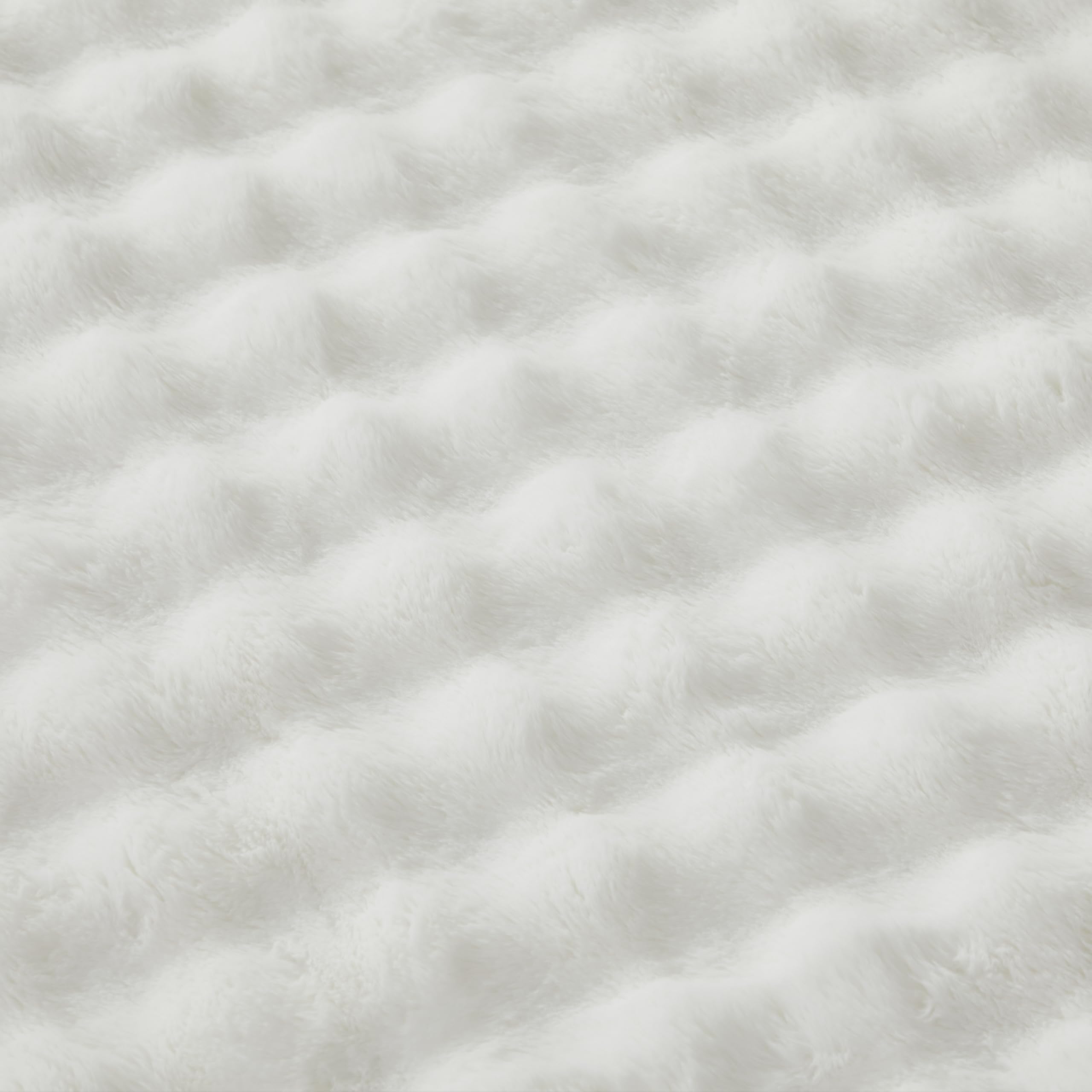 Kuscheldecke Kaninchen Plüsch Flauschige Decke Soft Wohndecke Dick 1000GSM Flanell Decke Couchdecke Warme Überwurfdecke Sofadecke Vielseitig Blanket Für Bett Sofa Schlafzimmer Büro Weiß 160x200cm