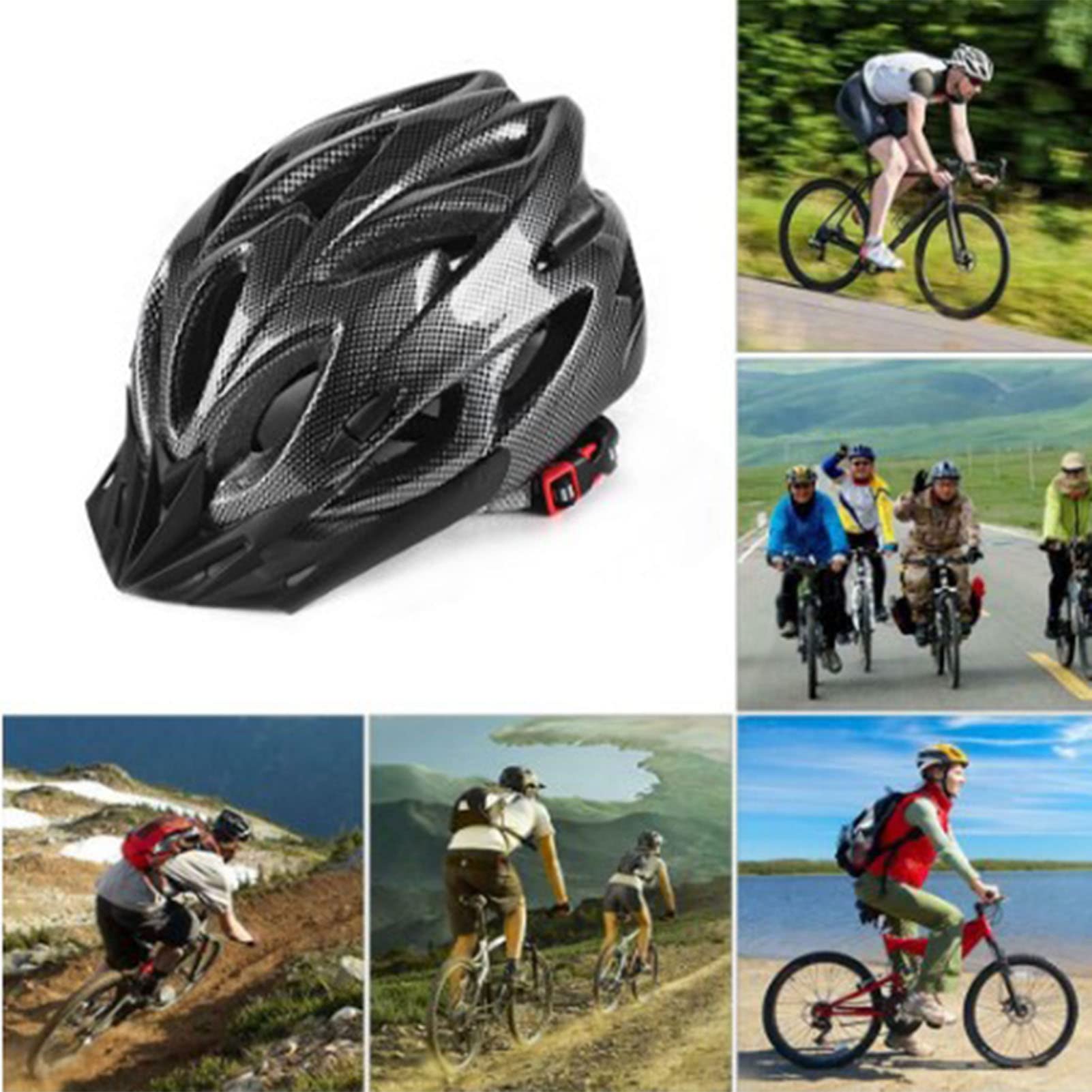 RaMokey Casco da bicicletta per adulti, uomo e donna, corpo