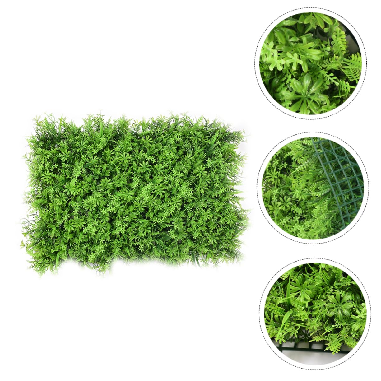 PRETYZOOM 2 Piezas Artificiales Pecera Planta Artificial para Adorno Panel Acuario Hierba Plantas De Interior Interior Césped Artificial Hierba Fausse Pared Mousse Plantas De
