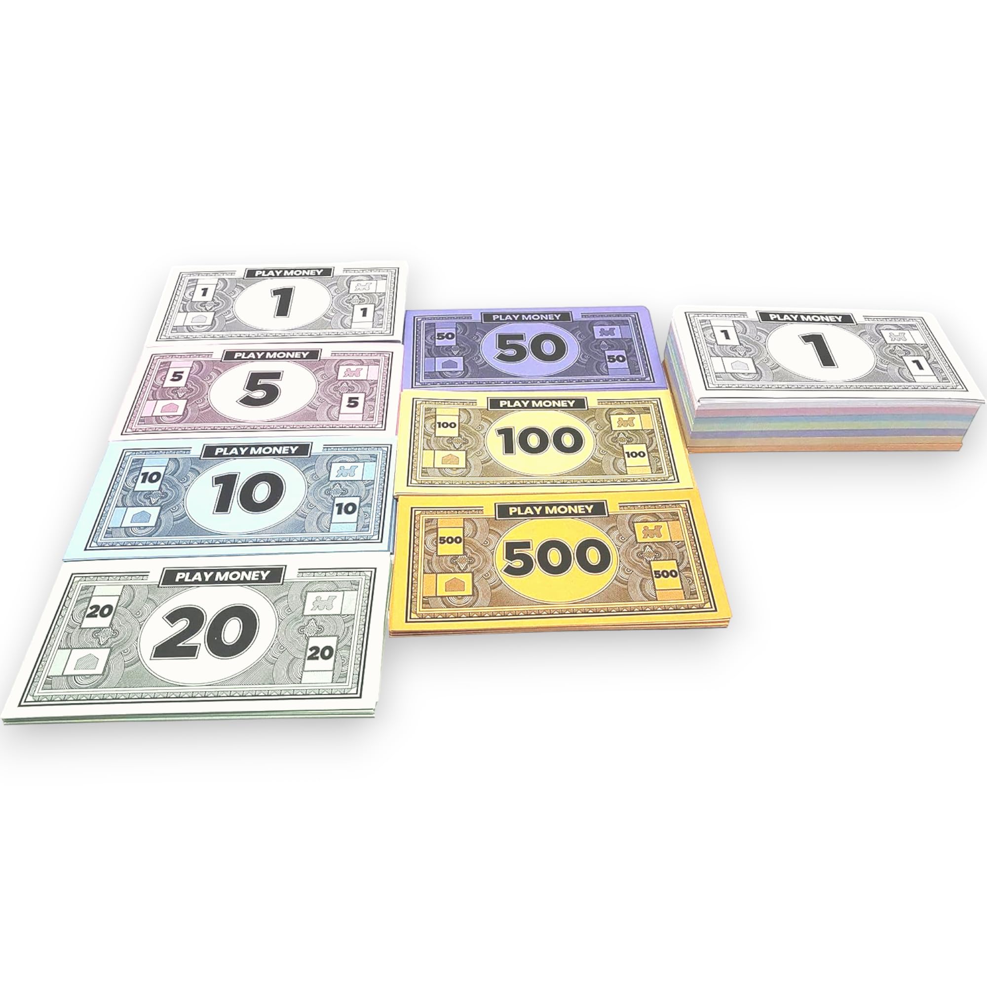 Orlando, FL/USA-12/20/19: Money for the game Monopoly by Hasbro on a white  background. Concept business, banking, and riches Stock Photo - Alamy, image size:2000x2000