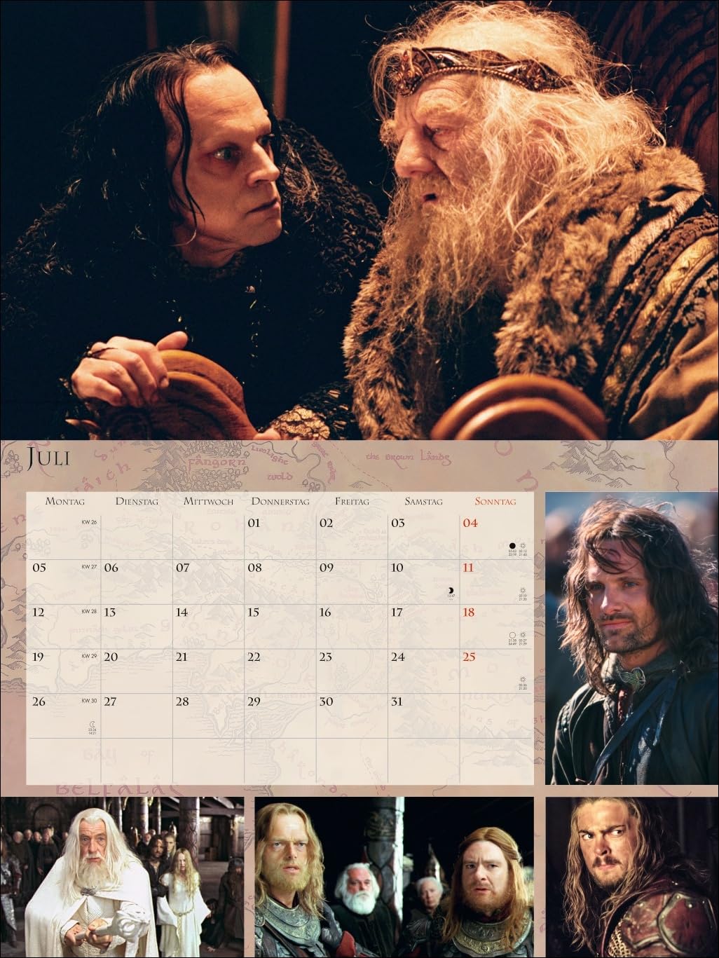 Der Herr der Ringe Broschur XL Kalender 2027: Wandkalender mit fesselnden Filmszenen aus der erfolgreichsten Filmtrilogie. Broschürenkalender 2027 mit Poster zum Heraustrennen.