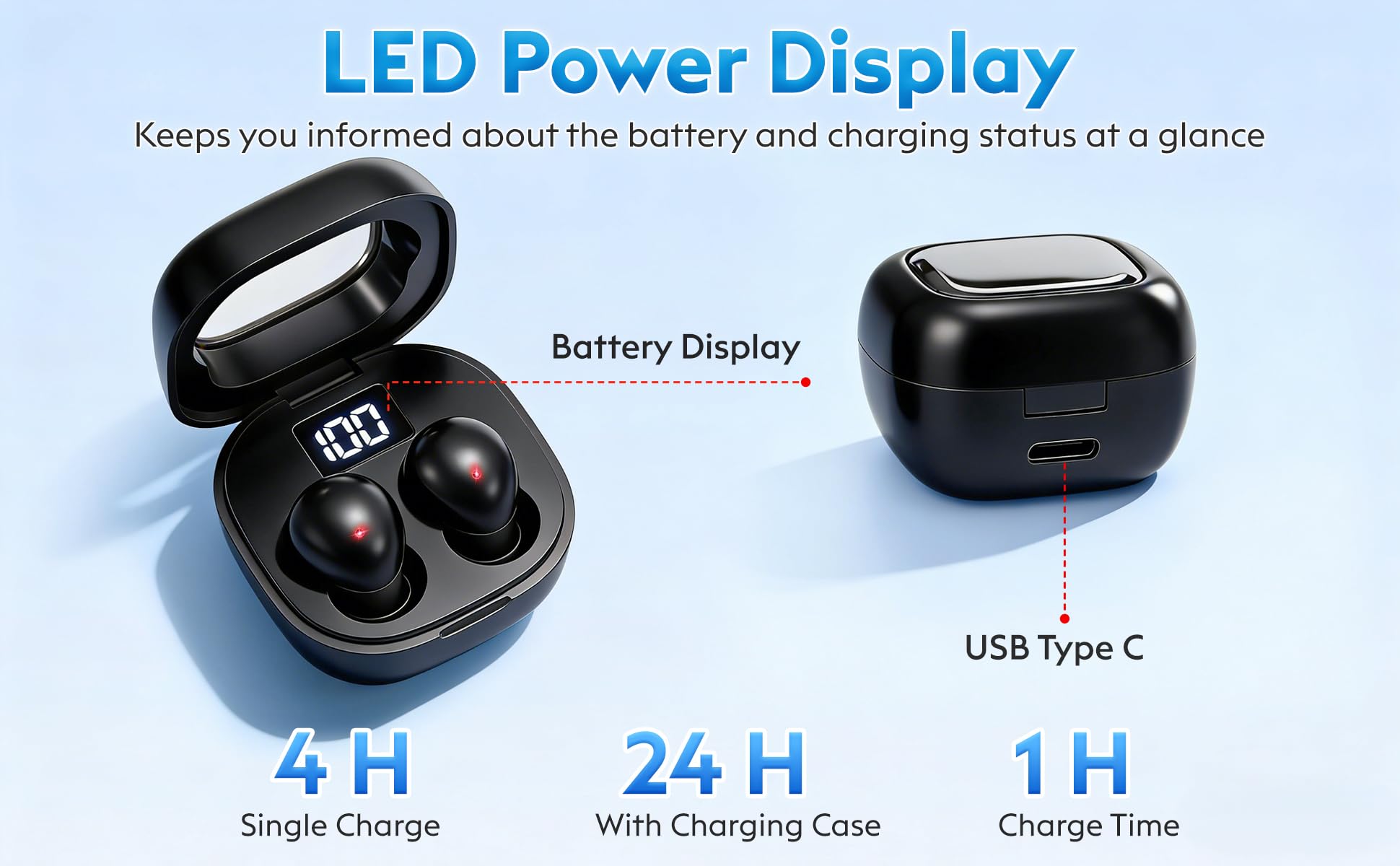 Mini Sleep Earbuds Bluetooth 6.0 Invisible Small Ear Buds for Side Sleepers view 6