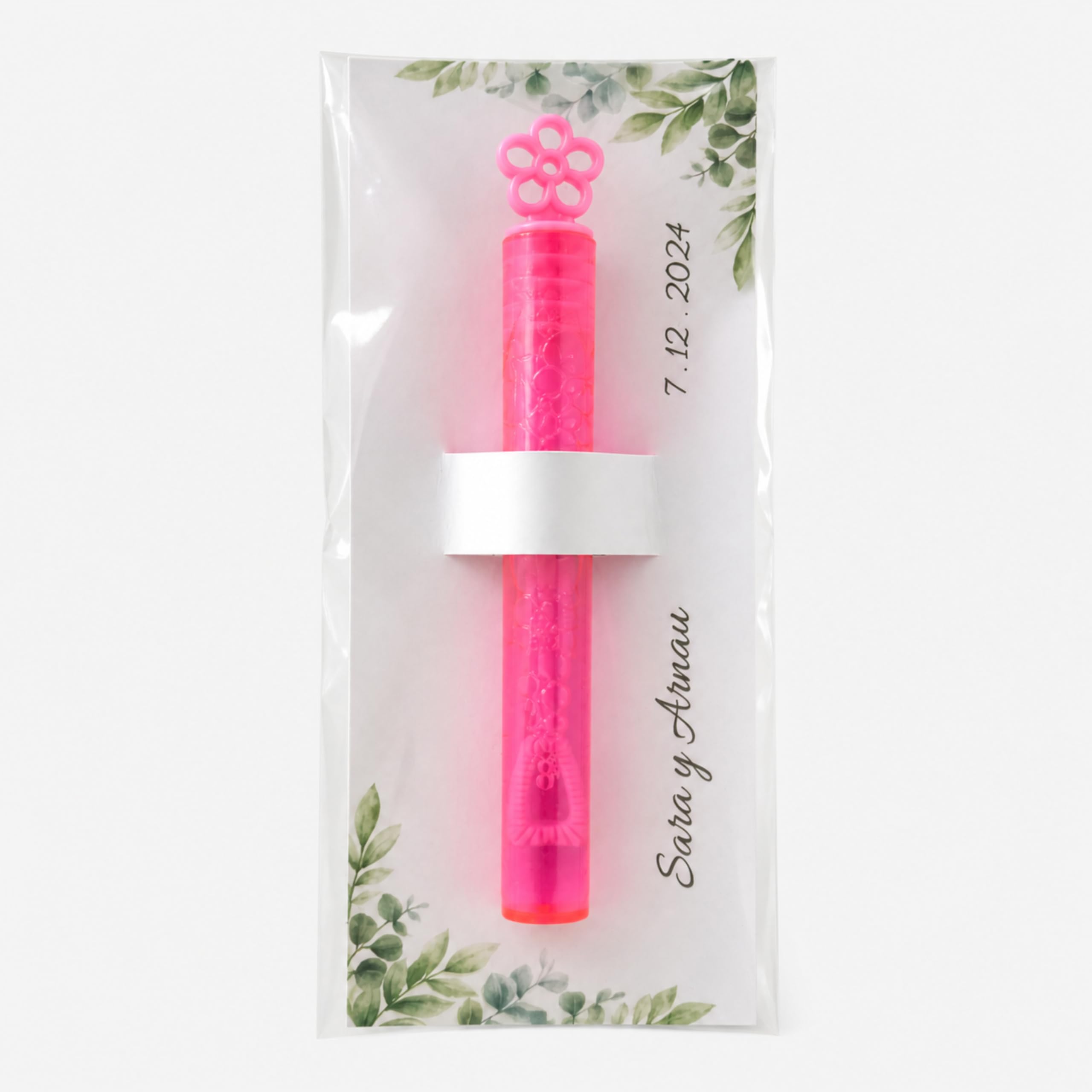 Pack de 32 Pomperos Personalizados para Eventos - Pompas de Jabón para Bodas, Bautizos, Comuniones y Cumpleaños - Detalles de Invitados Personalizables - colores surtidos