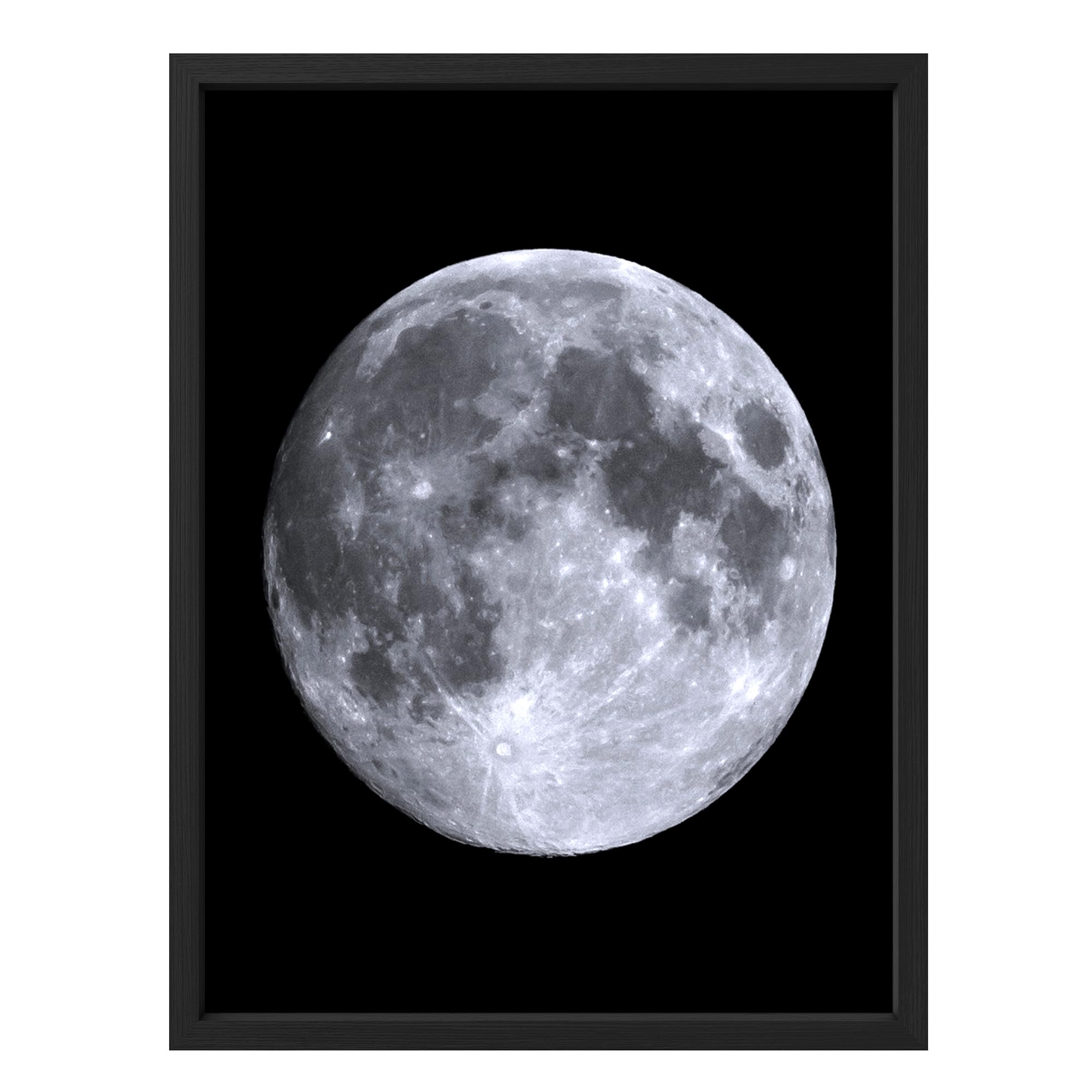 Amazon.com: SIGNLEADER Framed High-Resolution Full Moon