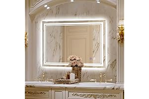 Mirrorvana XL Hollywood Style Trifold Lighted Makeup Mirror