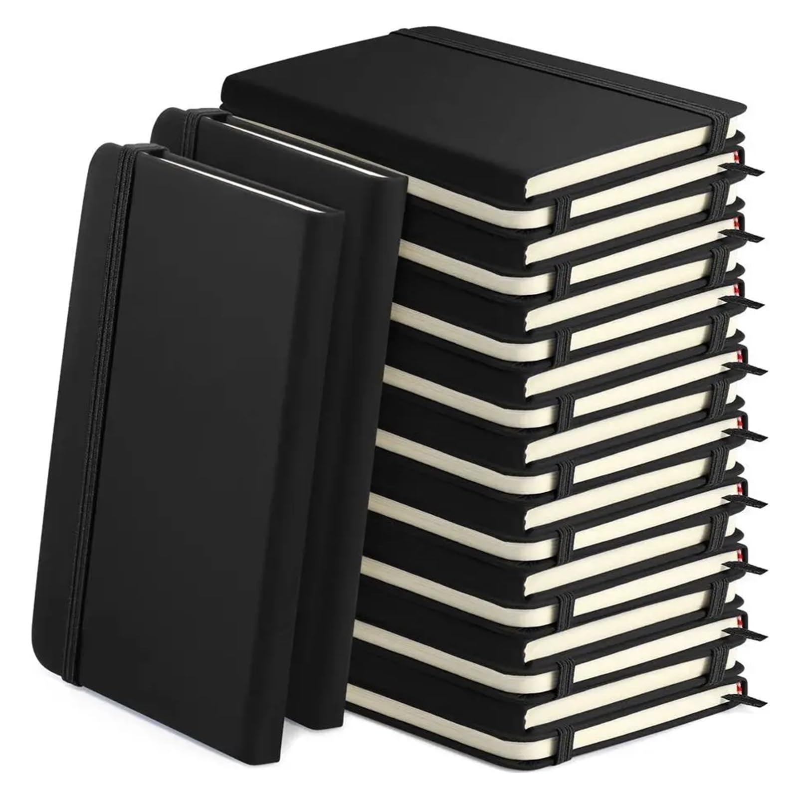 20 notesów w linie, notes A5, twarda oprawa, 5. X 8,3, szerokie notesy ze skóry PU, luzem, z elastyczną opaską