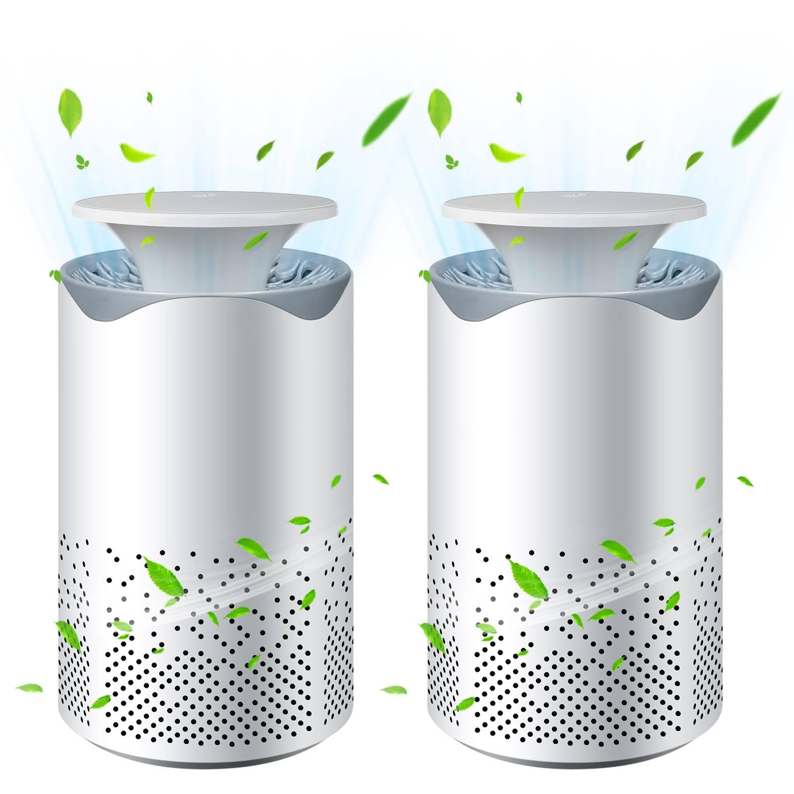 Air Purifiers for Bedroom H13 True Small Air Purifier for Home with USB Cable and Colorful Night Light