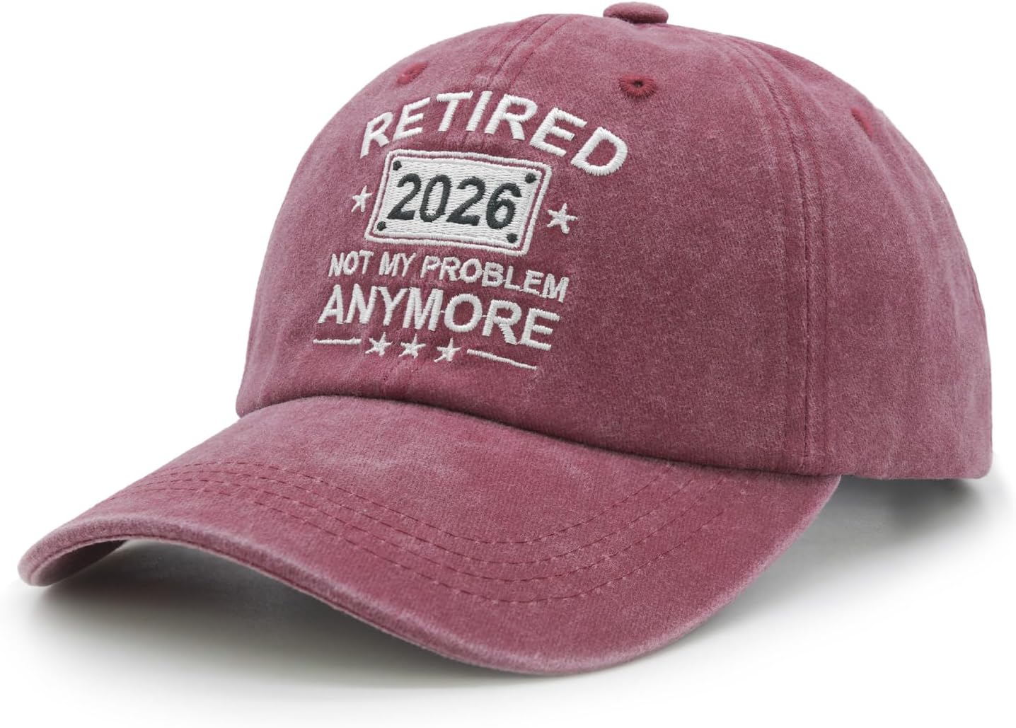 Retirement Gifts for Men Women 2026, Funny Retired Hat Not My Problem Anymore Baseball Cap - Image 2