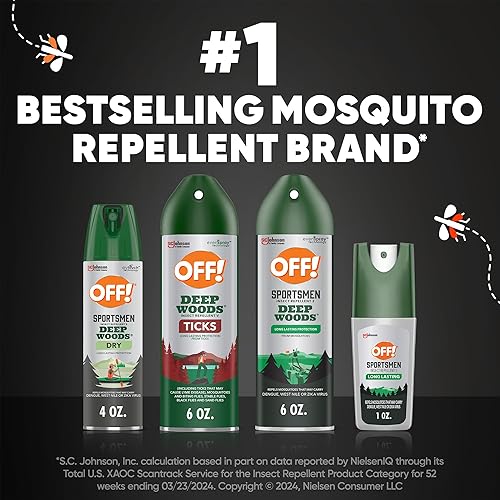 Miniatura 9 de OFF! Deep Woods Sportsmen repelente de insectos Spritz, máxima resistencia, espray de insectos con hasta 10 horas de protección, 1 onza (paquete de