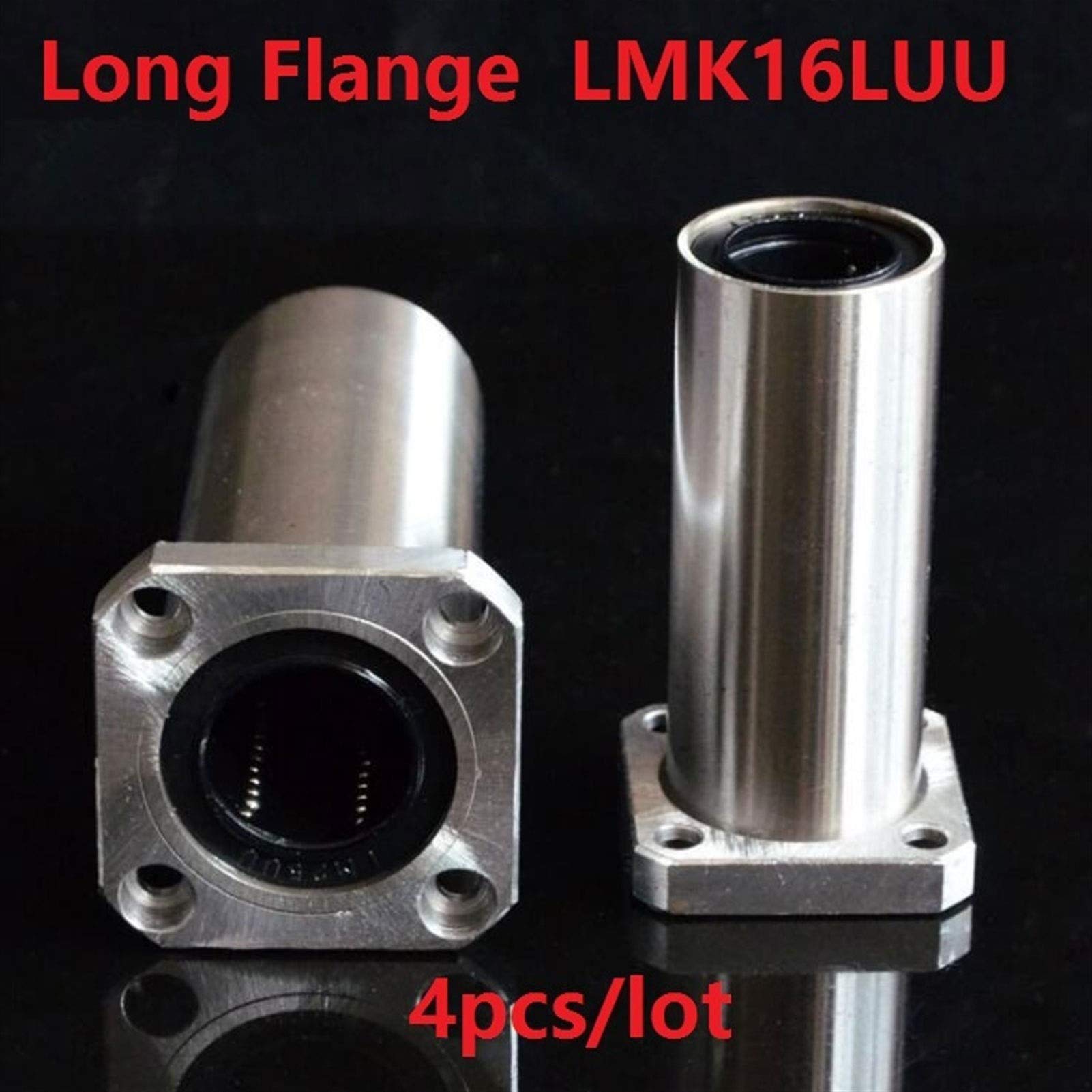 Rodamientos Lineales De Bolas Con Brida De 8 Piezas, Modelo LMK16LUU, Utilizados Principalmente for Piezas CNC, Impresoras 3D, Equipos De Automatización, Etc.