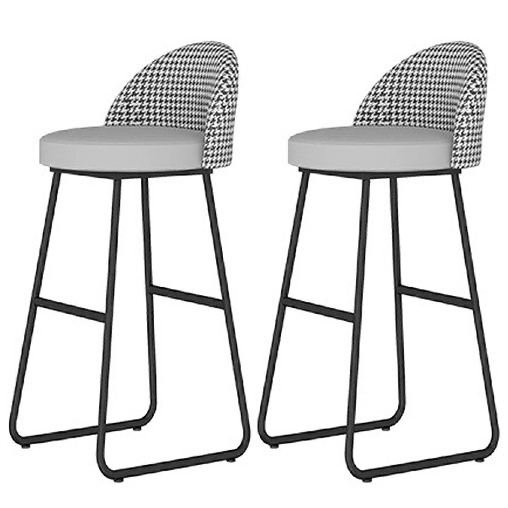 Tabourets de bar simili cuir premium lot de chaises de comptoir élégantes