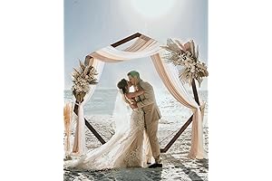DearHouse Rustic Wooden Wedding Arch