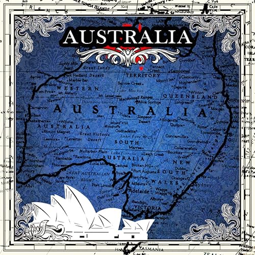 Scrapbook Customs 36325 Australia Sightseeing - Papel para álbum de recortes (12 x 12 pulgadas), 1 hoja