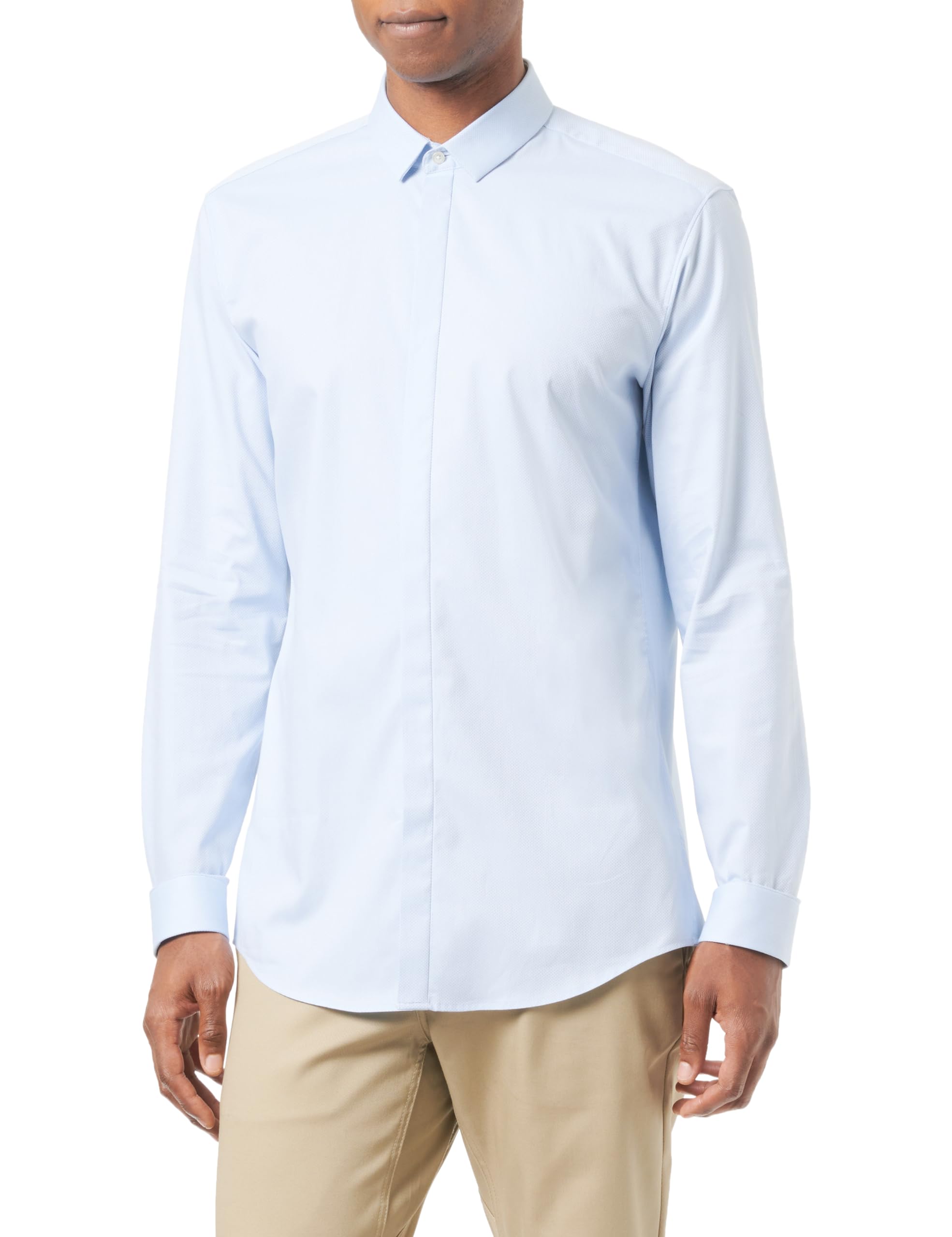HUGO Ketran, Camisa Hombre, Light/Pastel Blue459,