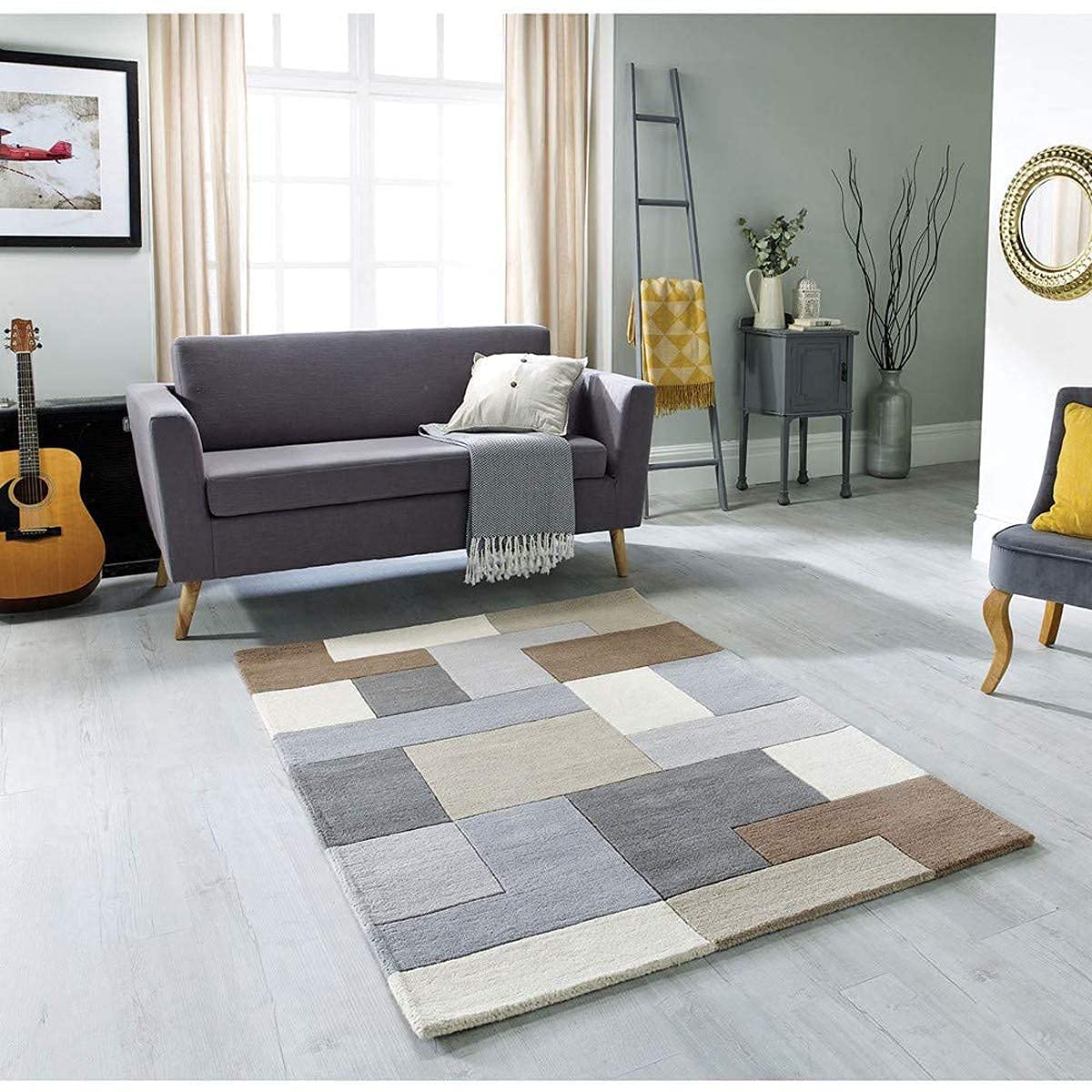 Asmara Rugs Handmade Export Quality 1 Inch Pile Wool Carpet for Living Room-Bedroom & Hall with 1.00 inch Thickness New Carpet (Size 7 X 10 Feet Color Multicolor) (B0BBNB9KHK) Amazon Price History, Amazon Price Tracker