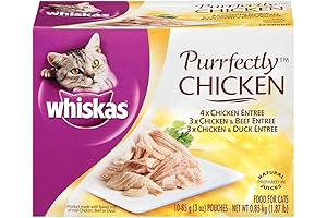 Whiskas Wet Food PURRFECTLY Chicken Variety Pack
