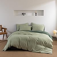 Vista 10 de INFLAG Funda de edredón tamaño individual, juego de ropa de cama a rayas de 3 piezas, 100% microfibra de lujo, suave, 1 funda de edredón de 66 x 90