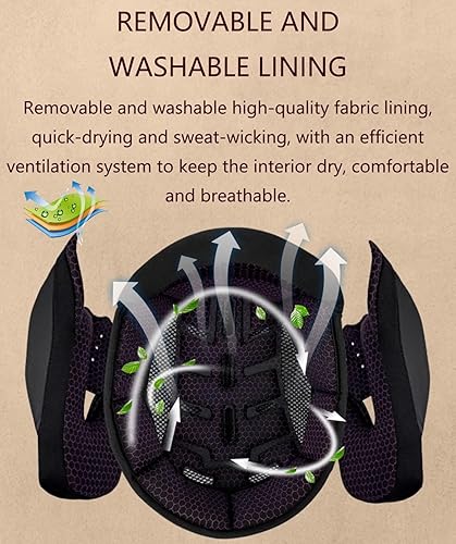 Miniatura 6 de Casco modular de motocicleta abatible, casco para moto de calle, casco modular con doble visera solar, casco de cara completa aprobado por DOT para